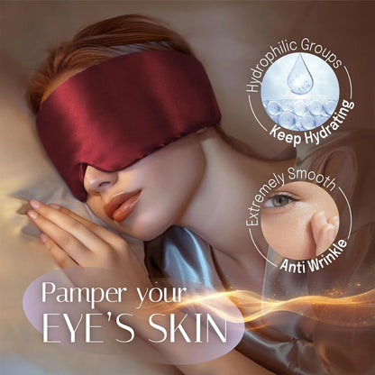 Cloud-Soft Mulberry Silk Eye Mask (Black)