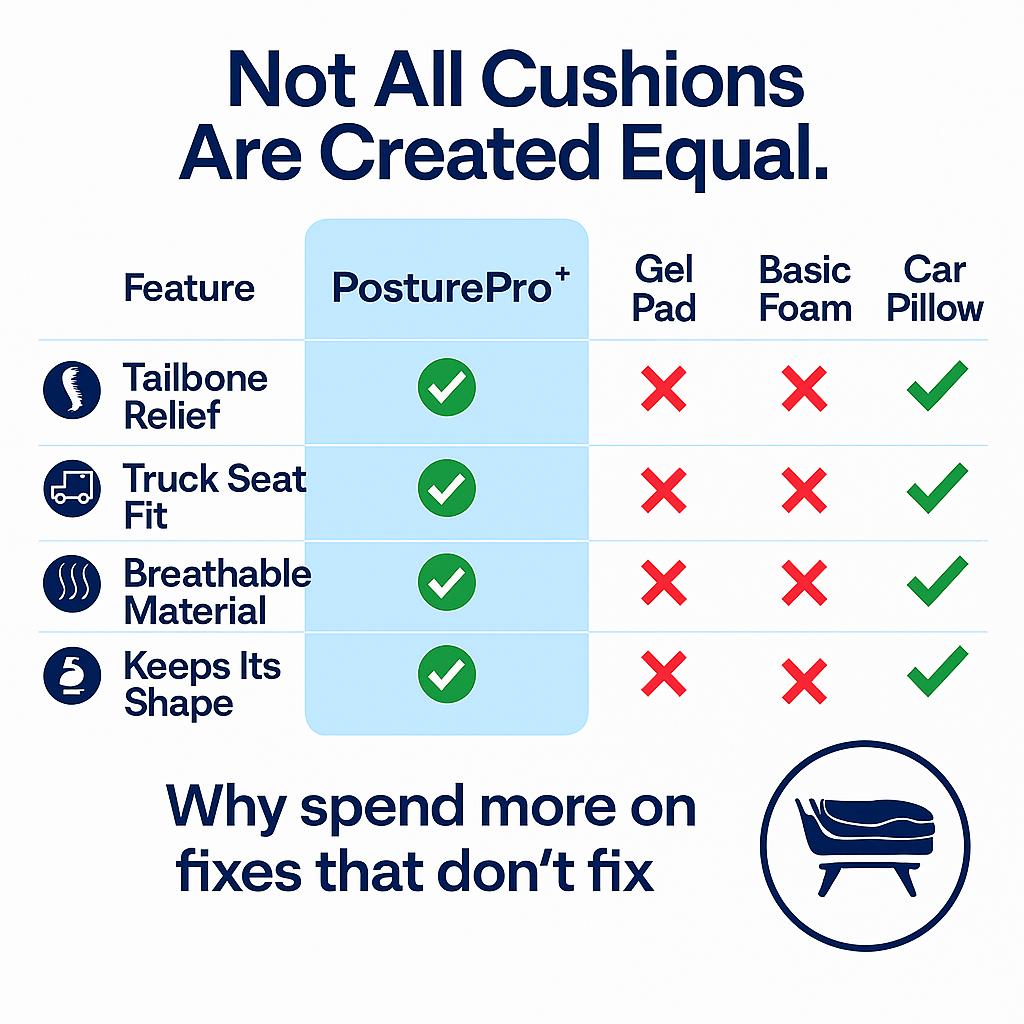PosturePro™ Relief Cushion