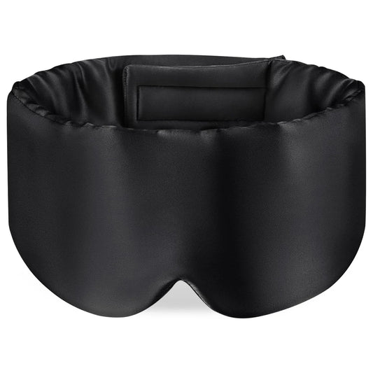 Cloud-Soft Mulberry Silk Eye Mask (Black)