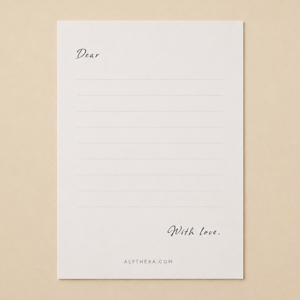 "With love" message card